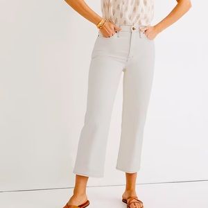 Madewell Slim Wide-Leg Jeans in Cloud Lining